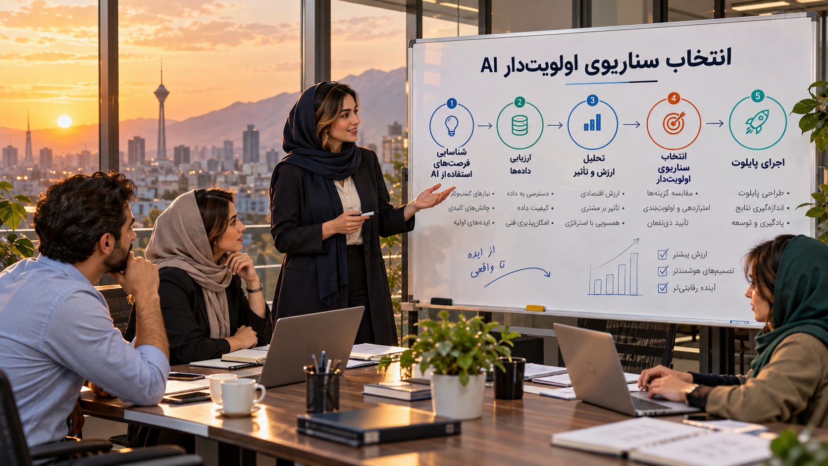 چگونه سناریوی اولویتدار AI را برای سازمان انتخاب کنیم؟